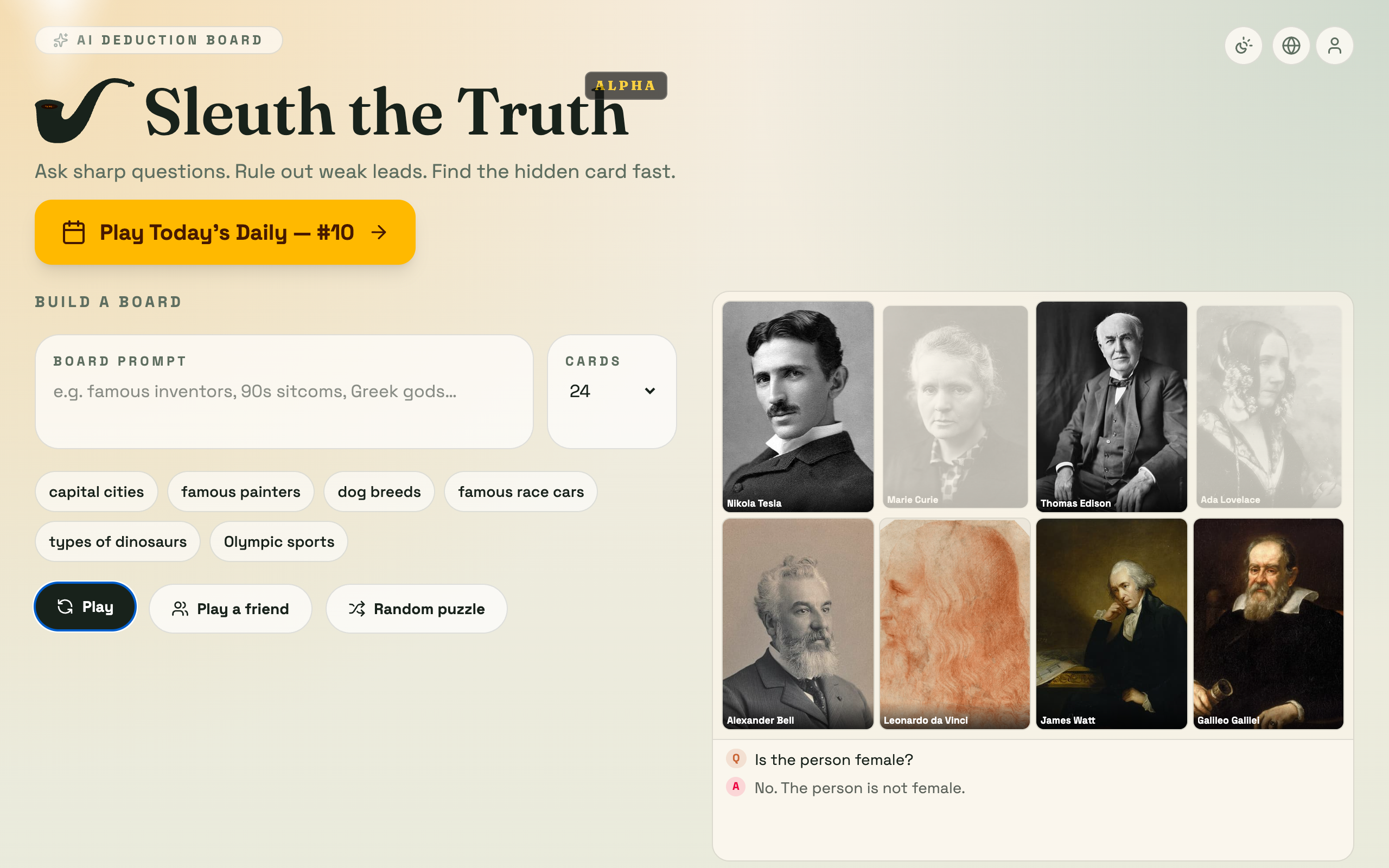 Sleuth the Truth screenshot